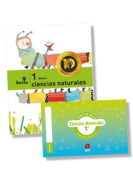 Ciencias Naturales 1ero básico (Texto + licencia digital + cuaderno de trabajo + ticket de salida)