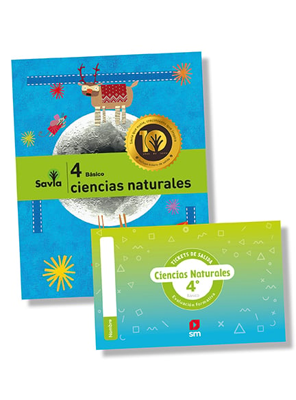 Ciencias Naturales 4to básico (Texto + licencia digital + cuaderno de trabajo + ticket de salida)