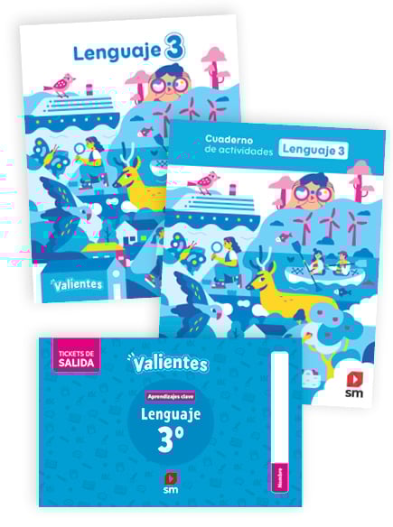 Lenguaje 3ro básico (Texto, Cuaderno de Actividades y Cuaderno de Evaluación) 