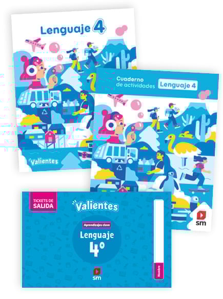 Lenguaje 4to básico (Texto, Cuaderno de Actividades y Cuaderno de Evaluación)