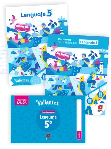 Lenguaje 5to básico (Texto, Cuaderno de Actividades y Cuaderno de Evaluación) 