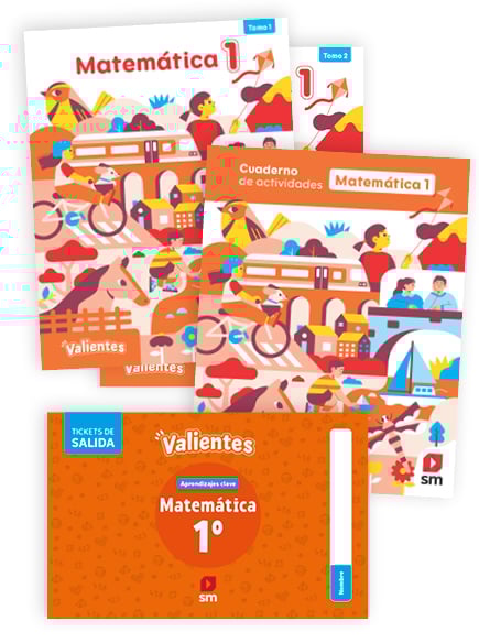 Matemática 1ro básico (Texto, Cuaderno de Actividades y Cuaderno de Evaluación)