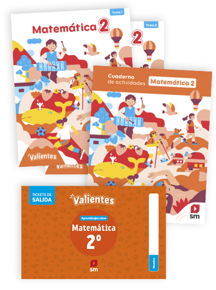 Matemática 2do básico (Texto, Cuaderno de Actividades y Cuaderno de Evaluación)