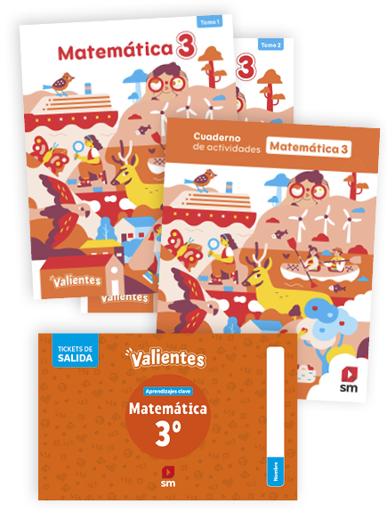 Matemática 3ro básico (Texto, Cuaderno de Actividades y Cuaderno de Evaluación)