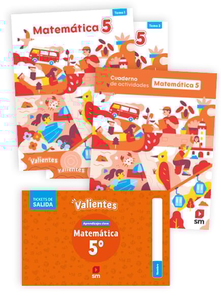 Matemática 5to básico (Texto, Cuaderno de Actividades y Cuaderno de Evaluación)