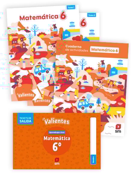 Matemática 6to básico (Texto, Cuaderno de Actividades y Cuaderno de Evaluación)