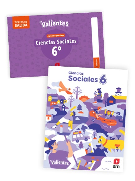 Ciencias Sociales 6to básico (Texto y Cuaderno de Evaluación)